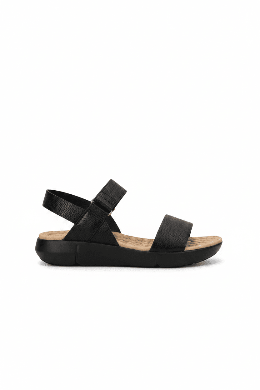 Sandalias Negro 15145 Correa Casual de mujer Costa Rica - Calzado 365