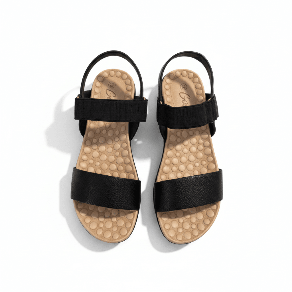 Sandalias Negro 15145 Correa Casual de mujer Costa Rica - Calzado 365