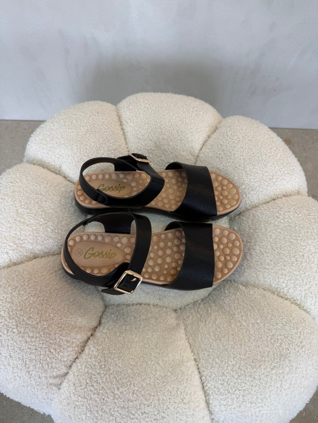 Sandalias Negro 15151 Hebilla Correa Casual de mujer Costa Rica - Calzado 365