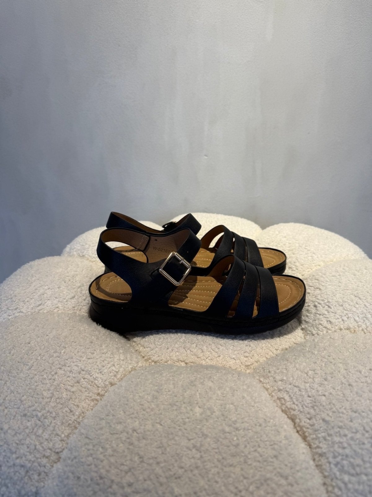 Sandalias Negro 15199 Hebilla Correa Casual de mujer Costa Rica - Calzado 365