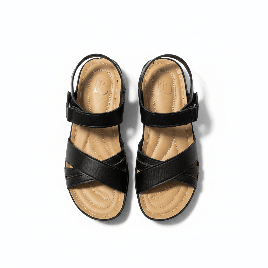 Sandalias Negro 15219 Correa Casual de mujer Costa Rica - Calzado 365