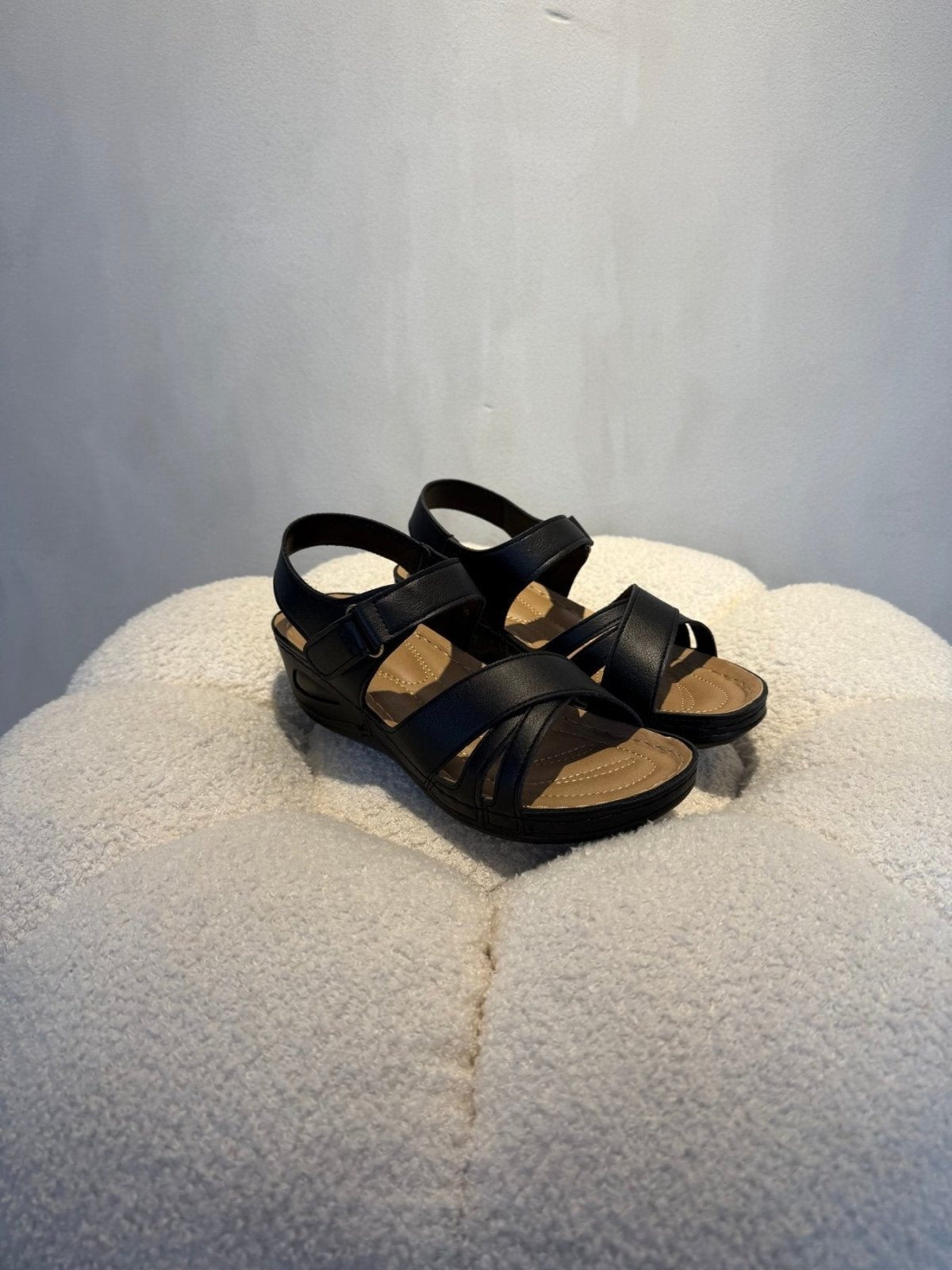 Sandalias Negro 15219 Correa Casual de mujer Costa Rica - Calzado 365
