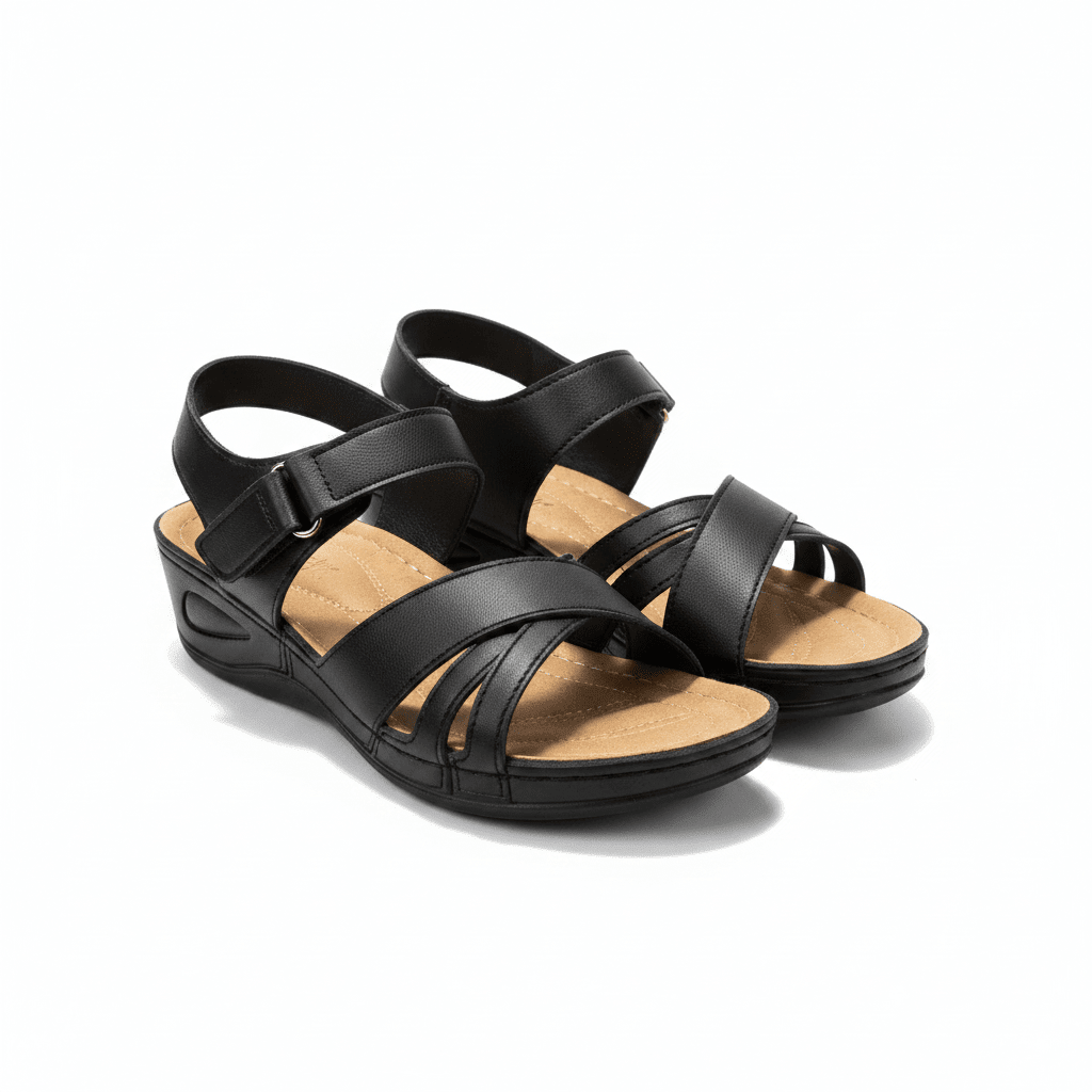Sandalias Negro 15219 Correa Casual de mujer Costa Rica - Calzado 365