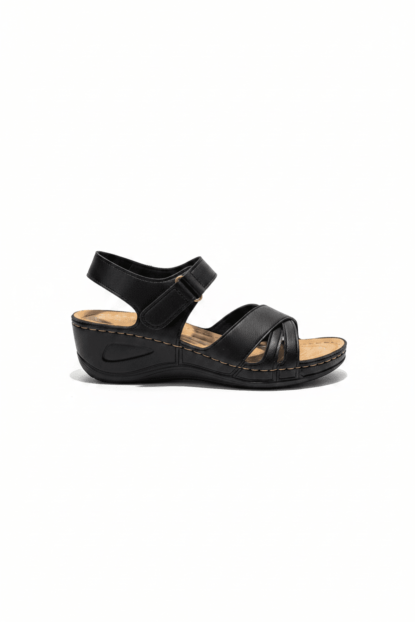 Sandalias Negro 15219 Correa Casual de mujer Costa Rica - Calzado 365