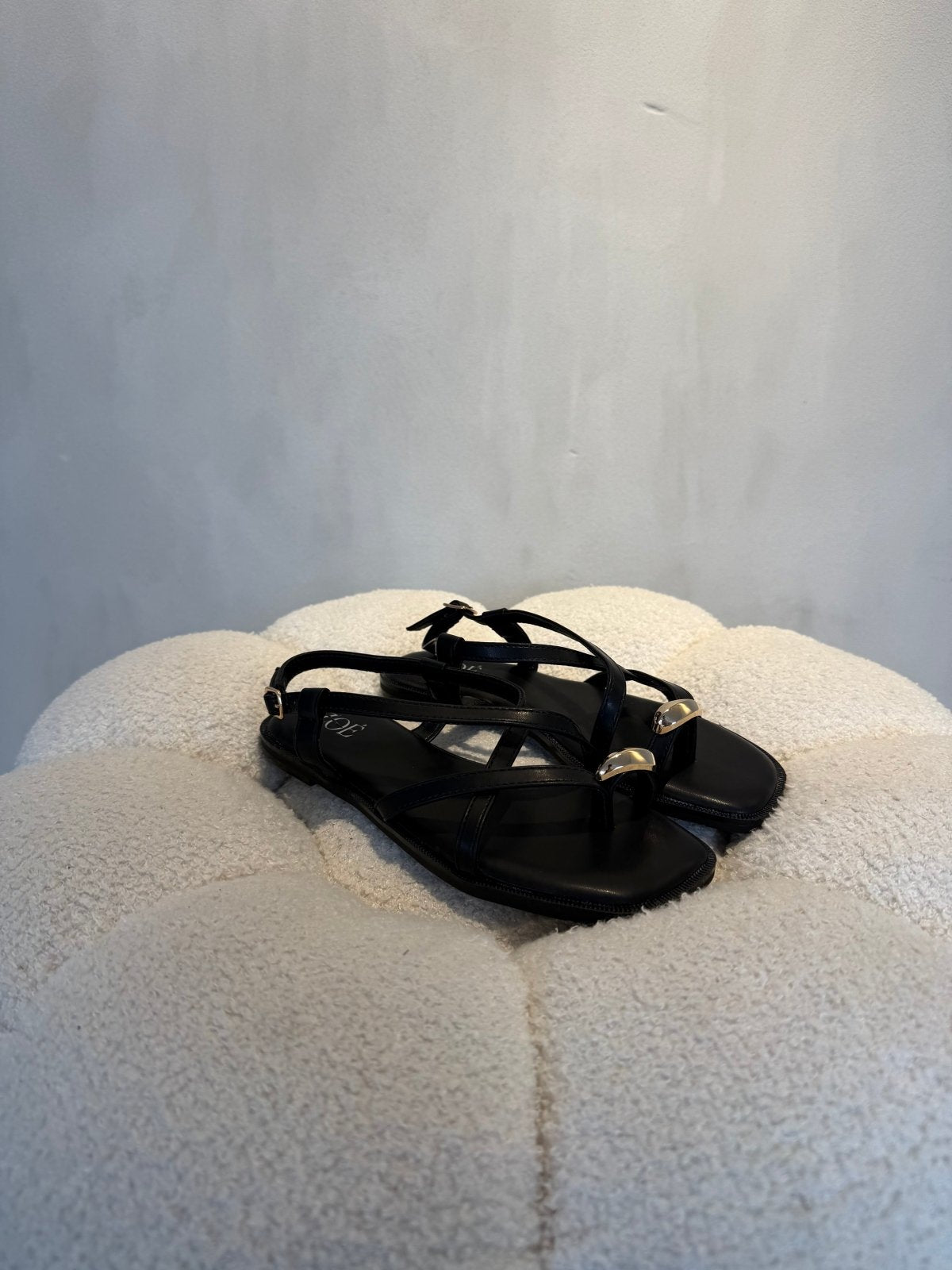 Sandalias Negro Correa 15058 Slingback Casual de mujer Zoé Brand Costa Rica - Calzado 365