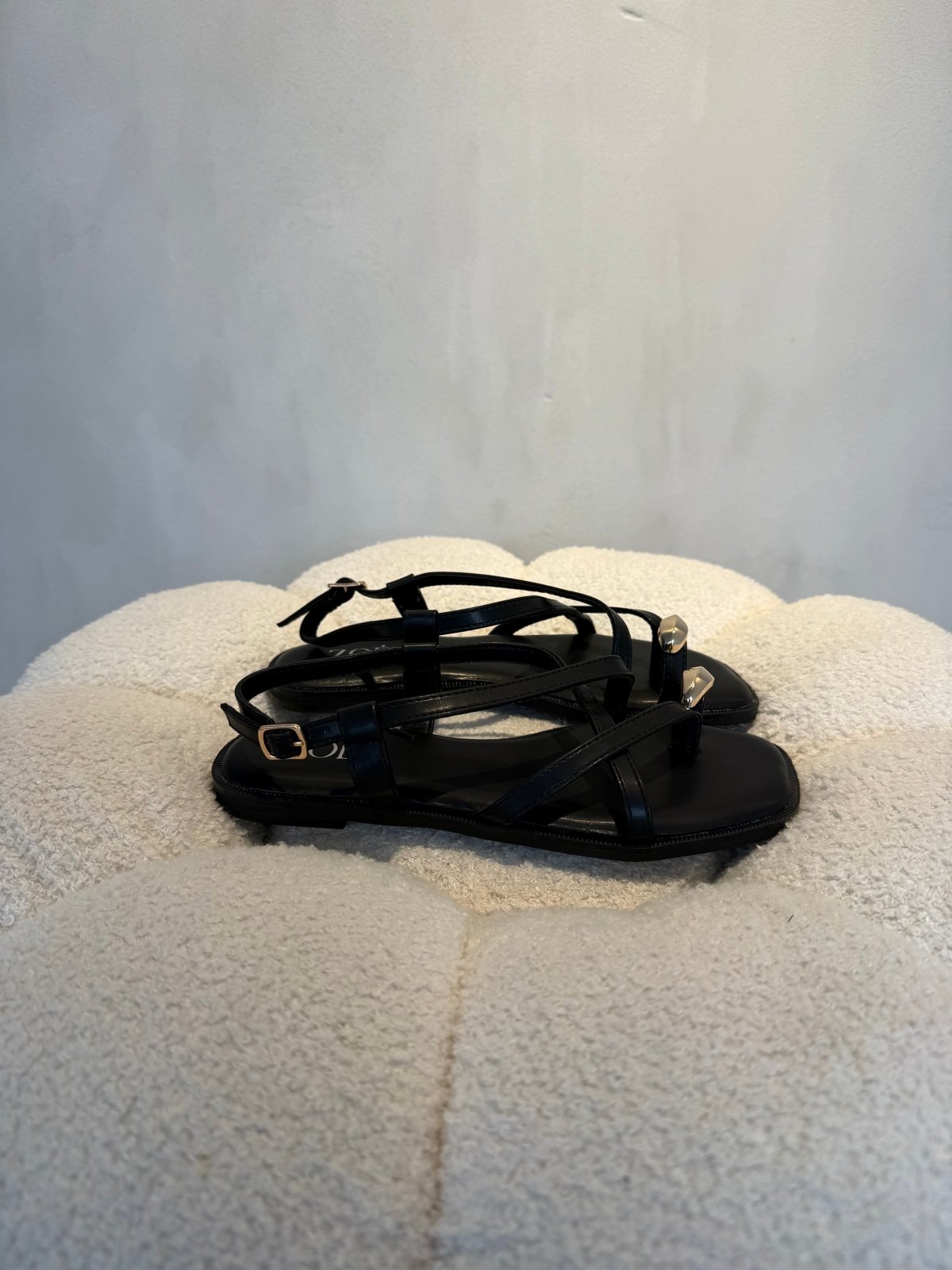 Sandalias Negro Correa 15058 Slingback Casual de mujer Zoé Brand Costa Rica - Calzado 365