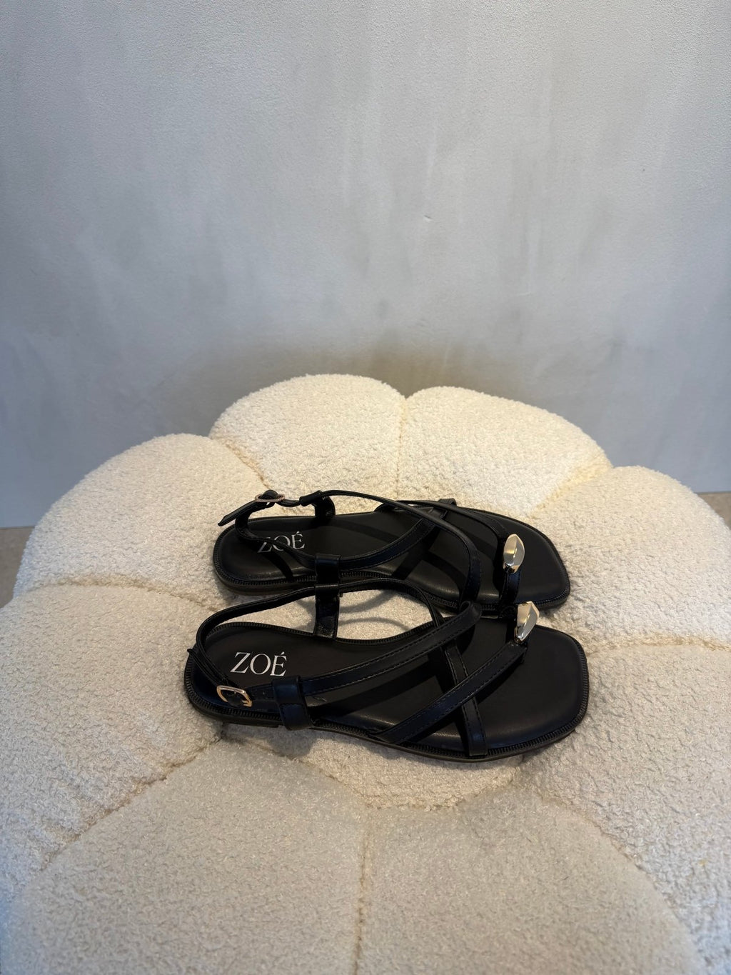 Sandalias Negro Correa 15058 Slingback Casual de mujer Zoé Brand Costa Rica - Calzado 365