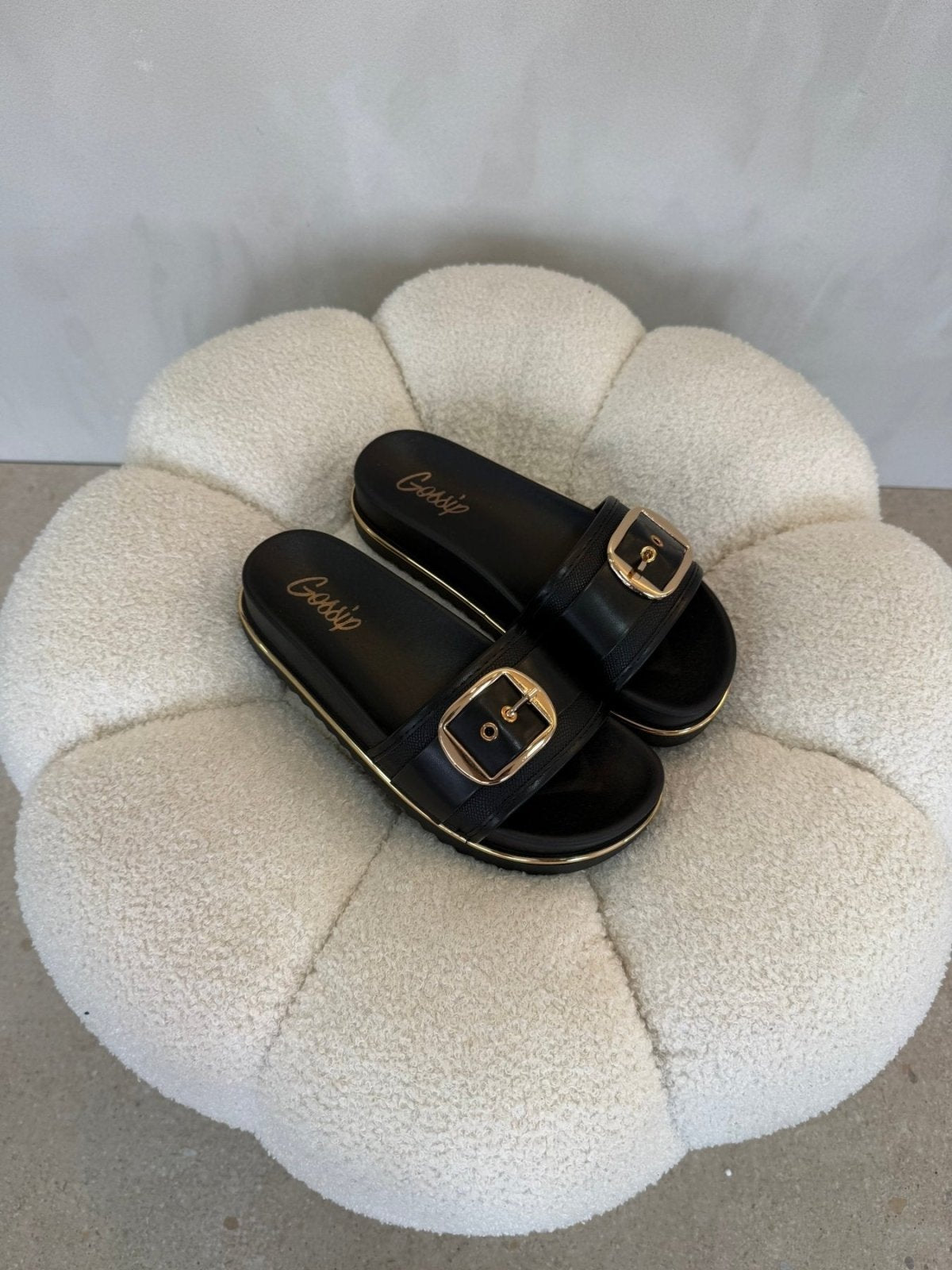 Sandalias Negro Hebilla 15173 Plataforma de mujer Costa Rica - Calzado 365