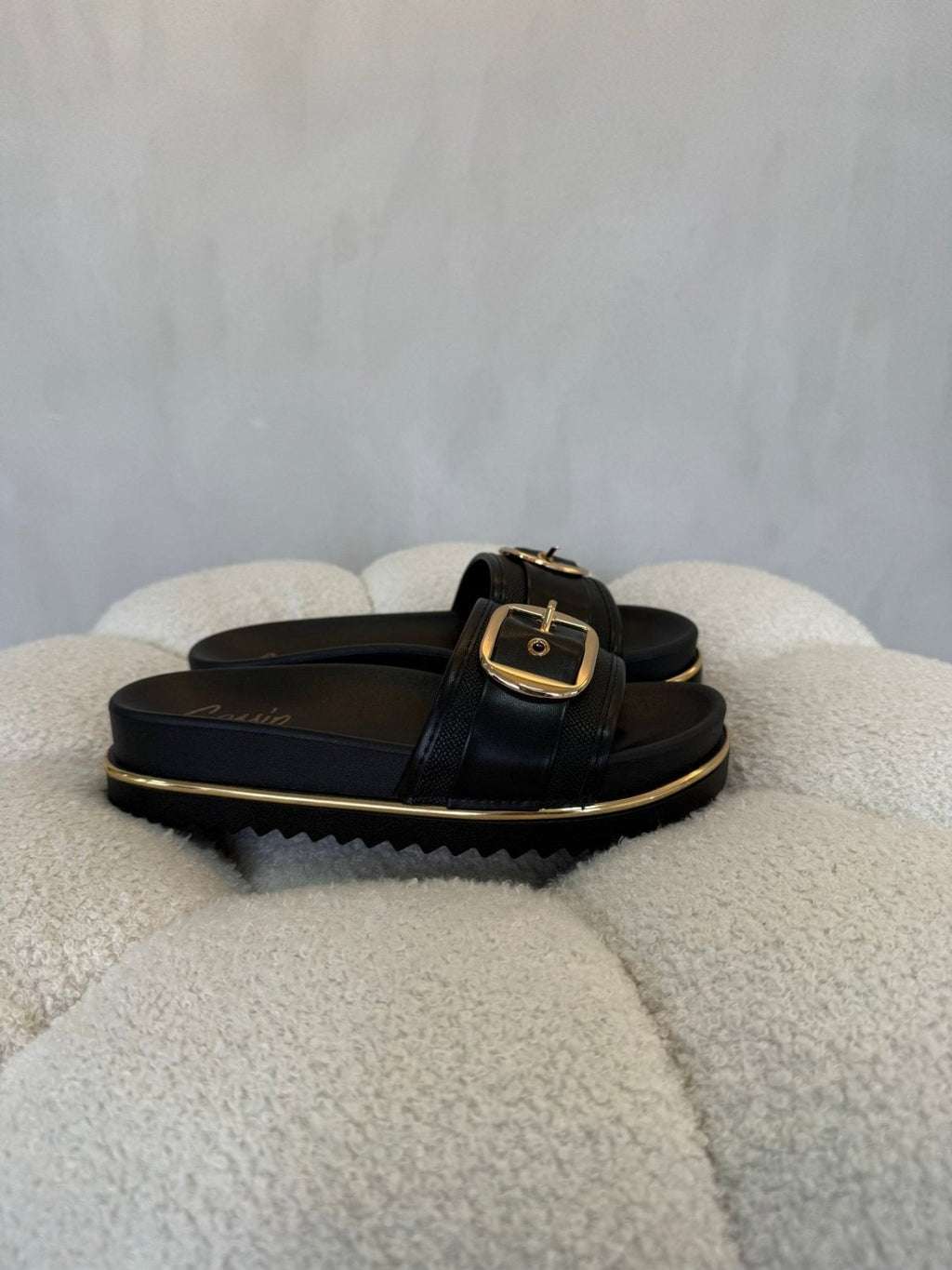 Sandalias Negro Hebilla 15173 Plataforma de mujer Costa Rica - Calzado 365