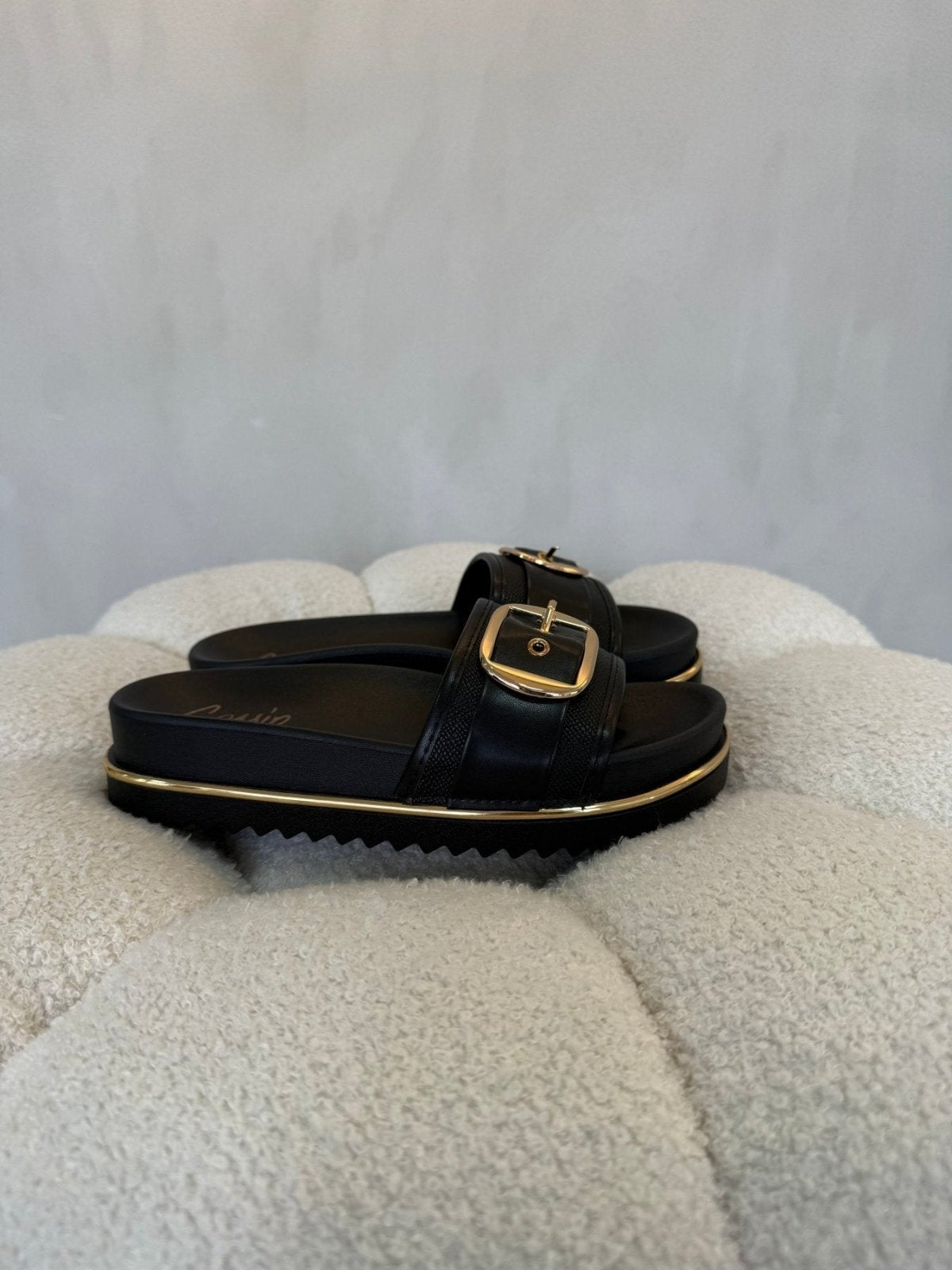 Sandalias Negro Hebilla 15173 Plataforma de mujer Costa Rica - Calzado 365