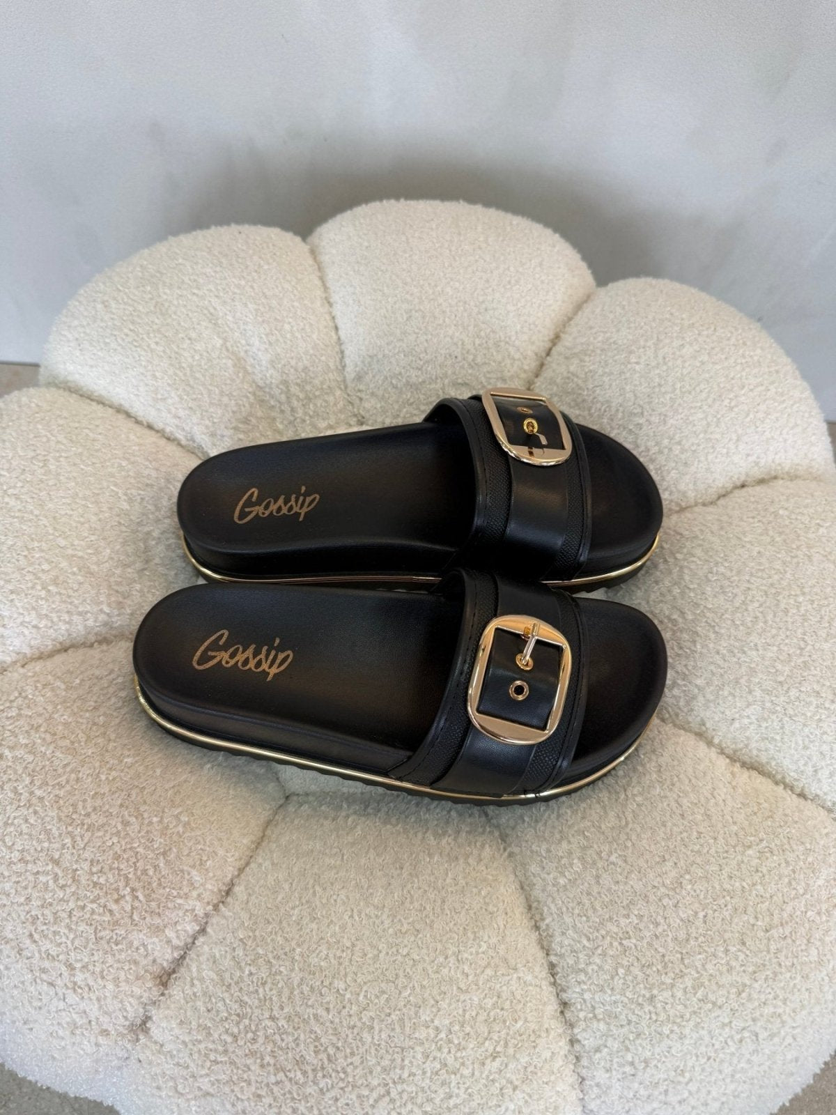 Sandalias Negro Hebilla 15173 Plataforma de mujer Costa Rica - Calzado 365
