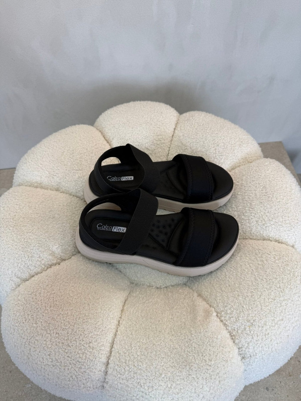 Sandalias Negro Plataforma 15117 Correa Casual de mujer Costa Rica - Calzado 365