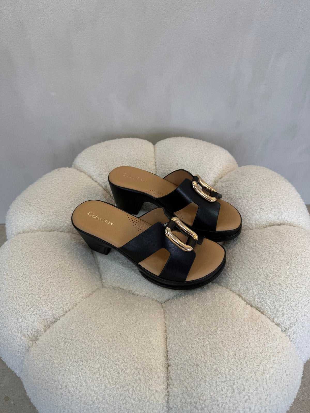 Sandalias Negro Plataforma 15123 Tacón Medio Casual de mujer Costa Rica - Calzado 365