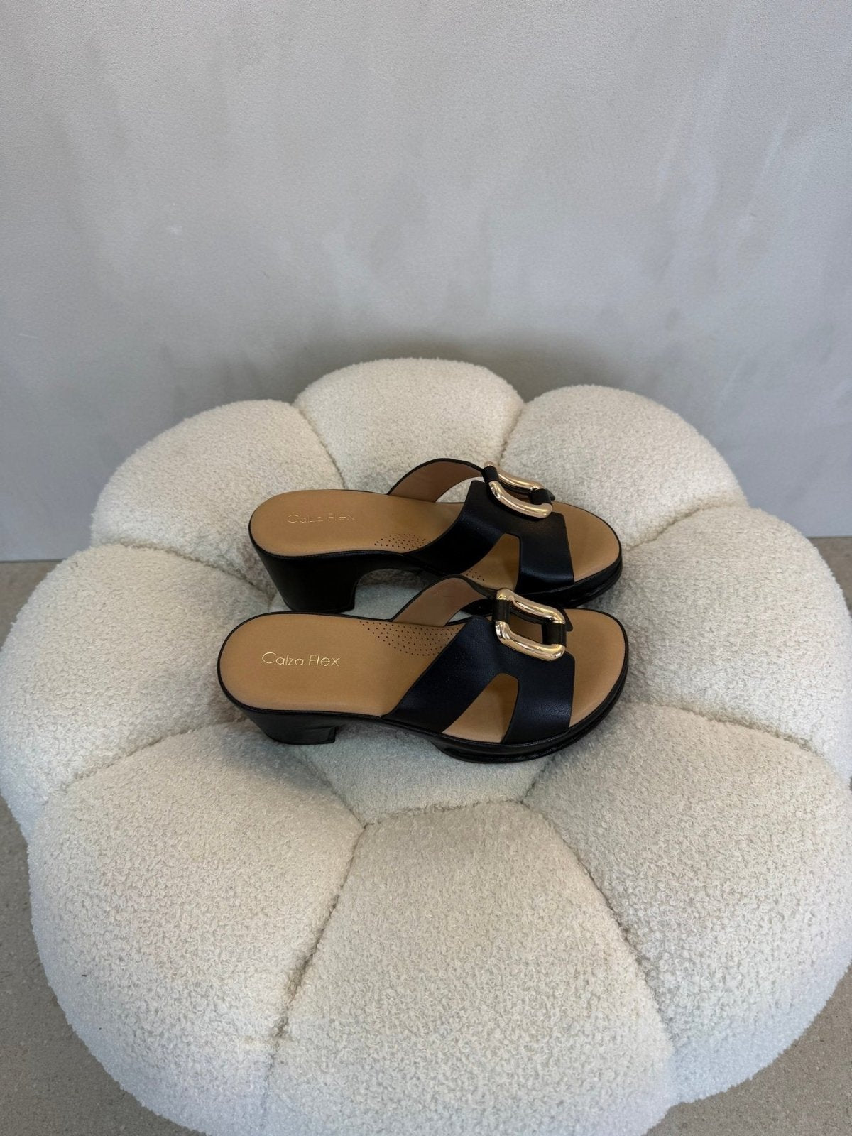 Sandalias Negro Plataforma 15123 Tacón Medio Casual de mujer Costa Rica - Calzado 365