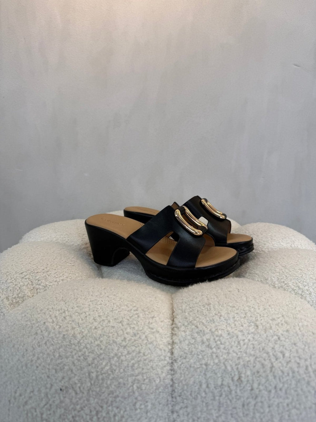 Sandalias Negro Plataforma 15123 Tacón Medio Casual de mujer Costa Rica - Calzado 365