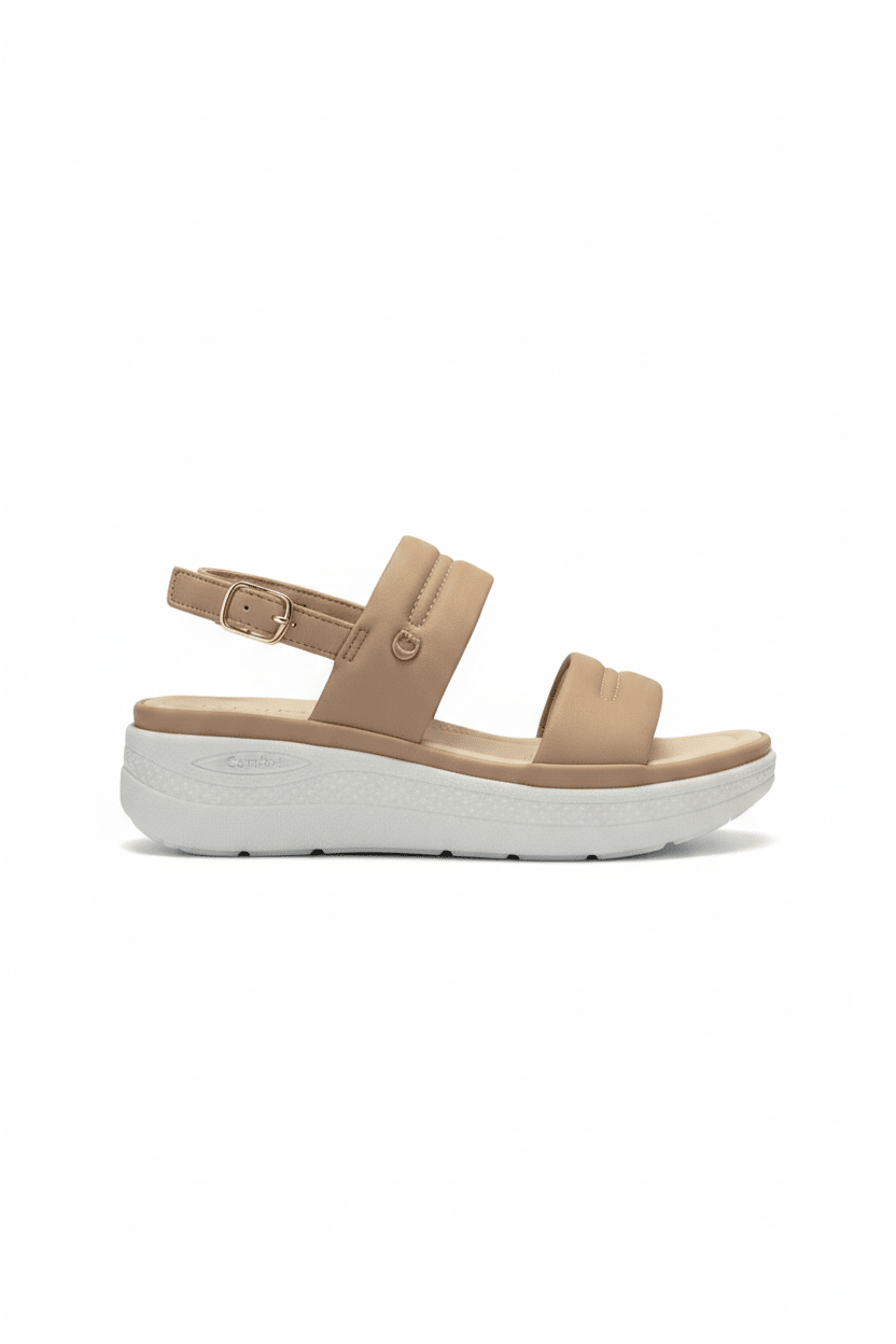 Sandalias Plataforma 15103 Hebilla Correa Casual de mujer CalzaFlex - Calzado 365
