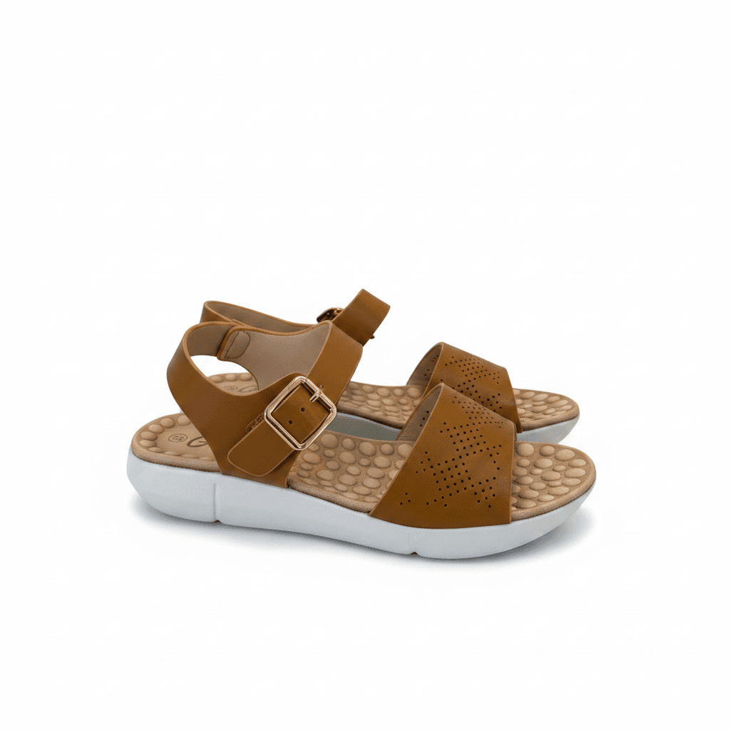Sandalias Tan 15152 Hebilla Casual de mujer Costa Rica - Calzado 365