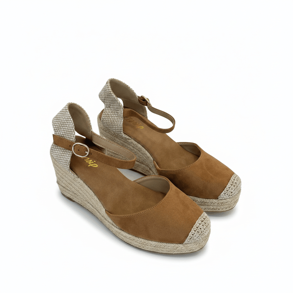 Sandalias Tan Cuña 15134 Hebilla Correa de mujer Costa Rica - Calzado 365