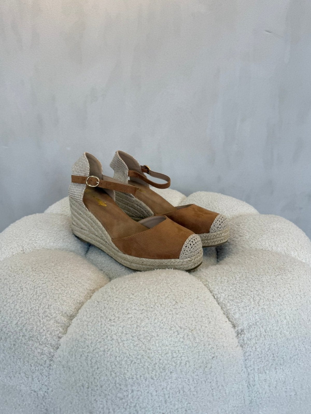 Sandalias Tan Cuña 15134 Hebilla Correa de mujer Costa Rica - Calzado 365