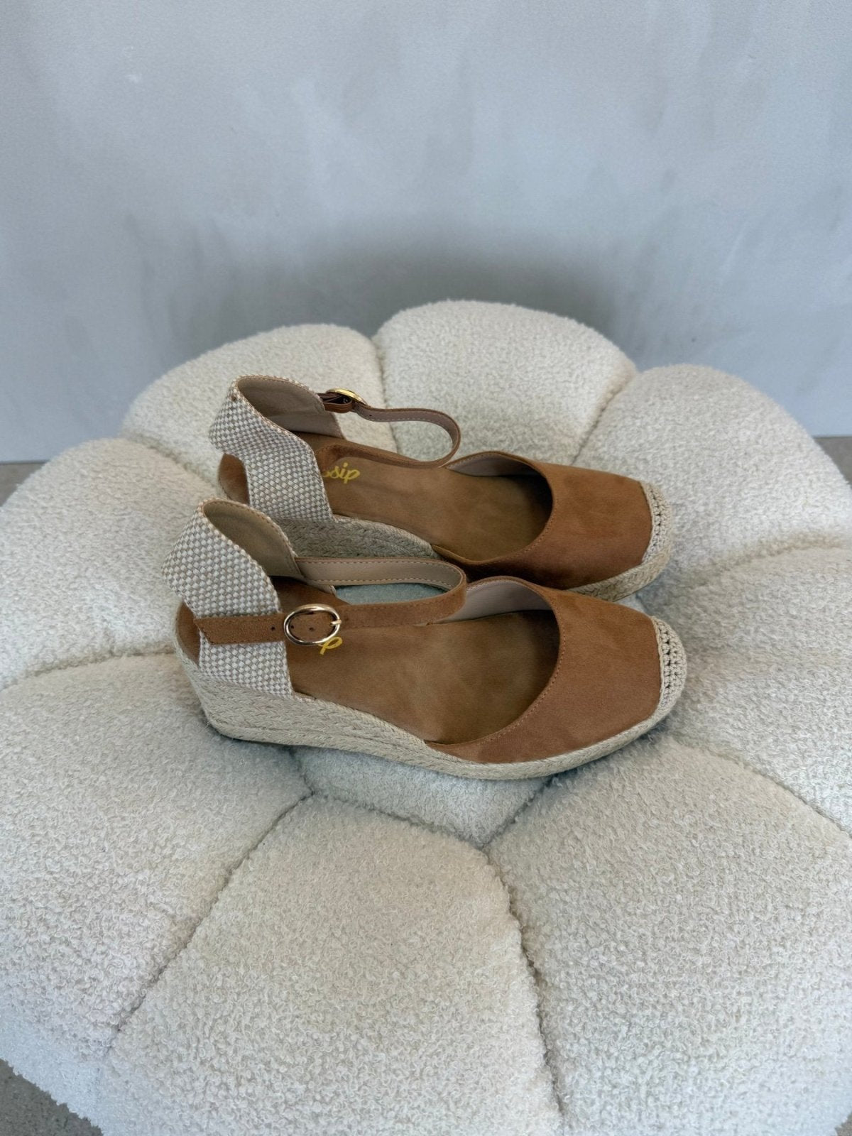 Sandalias Tan Cuña 15134 Hebilla Correa de mujer Costa Rica - Calzado 365