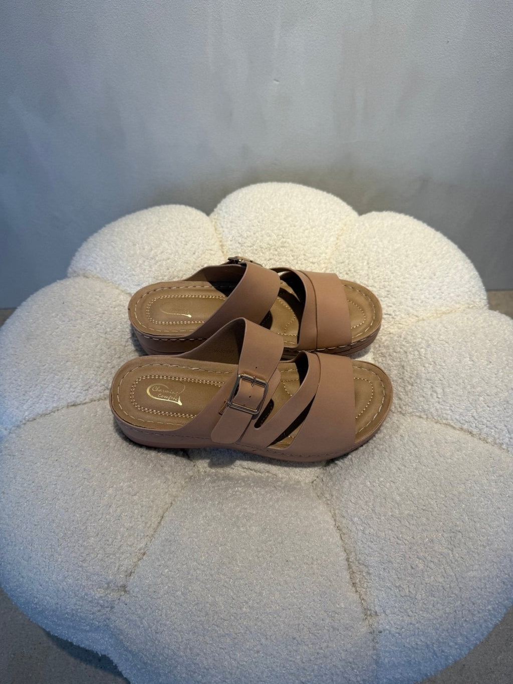 Sandalias Tan Cuña 15208 Hebilla Correa Casual de mujer Costa Rica - Calzado 365
