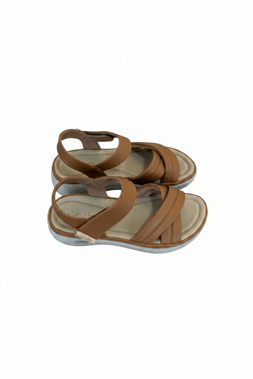 Sandalias Tan Plataforma 15104 Correa Casual de mujer Costa Rica - Calzado 365