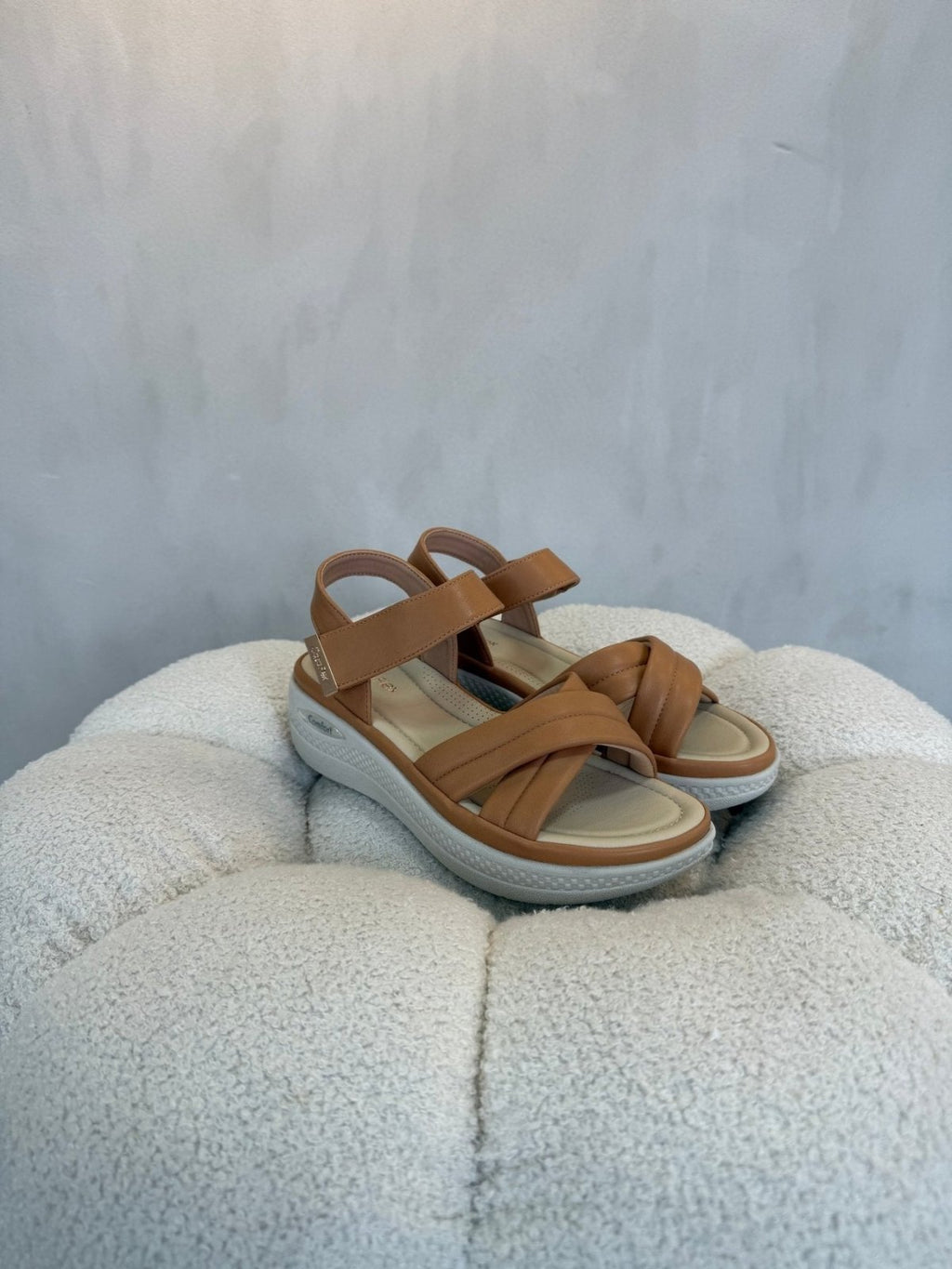 Sandalias Tan Plataforma 15104 Correa Casual de mujer Costa Rica - Calzado 365