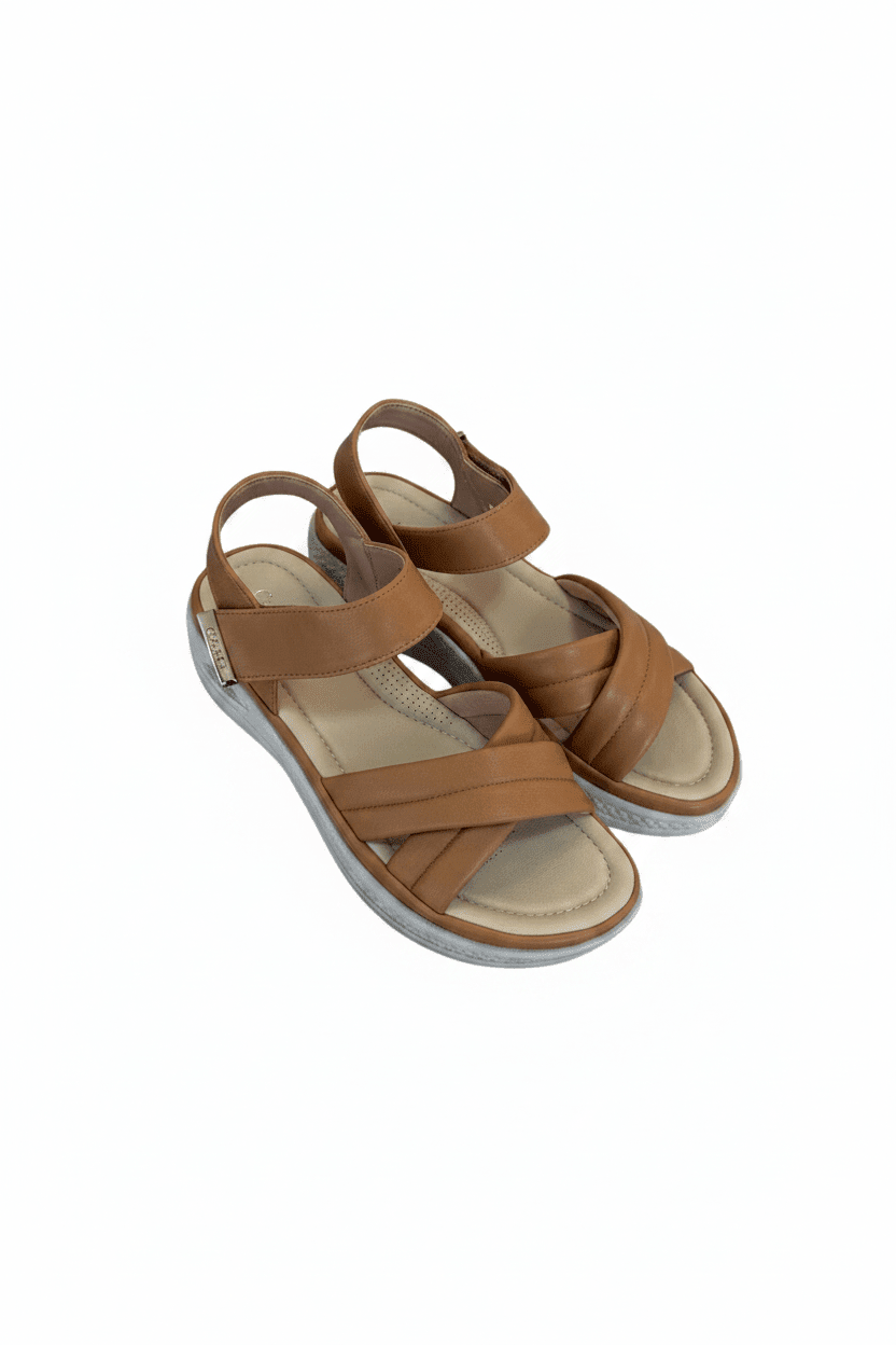 Sandalias Tan Plataforma 15104 Correa Casual de mujer Costa Rica - Calzado 365