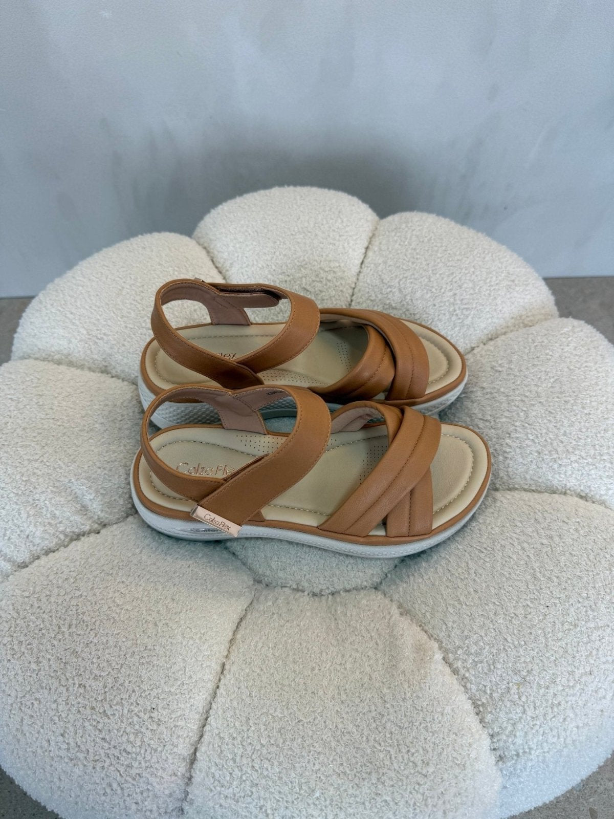 Sandalias Tan Plataforma 15104 Correa Casual de mujer Costa Rica - Calzado 365