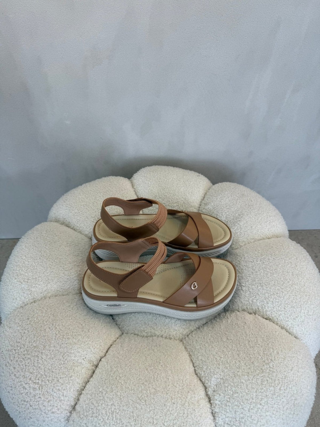 Sandalias Tan Plataforma 15106 Correa Casual de mujer Costa Rica - Calzado 365
