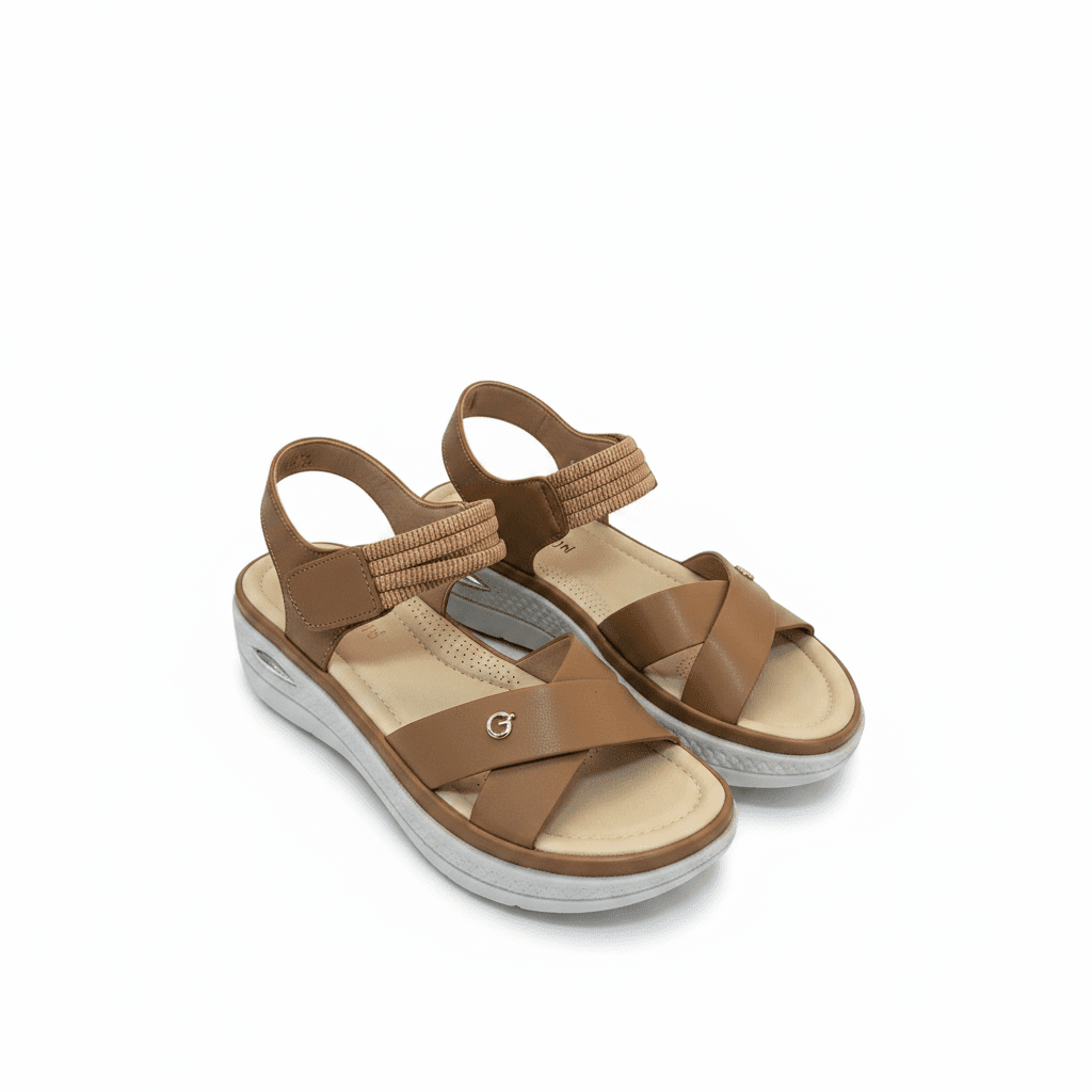 Sandalias Tan Plataforma 15106 Correa Casual de mujer Costa Rica - Calzado 365