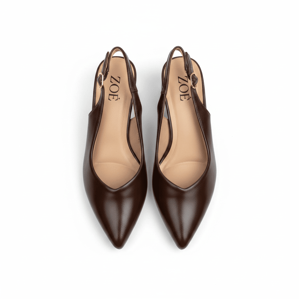 Tacones 15090 Tacón Medio Punta Fina Slingback de mujer Costa Rica - Calzado 365