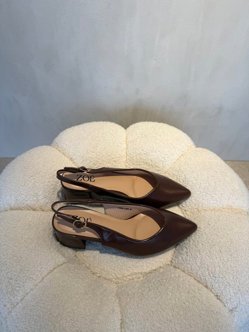 Tacones 15090 Tacón Medio Punta Fina Slingback de mujer Costa Rica - Calzado 365