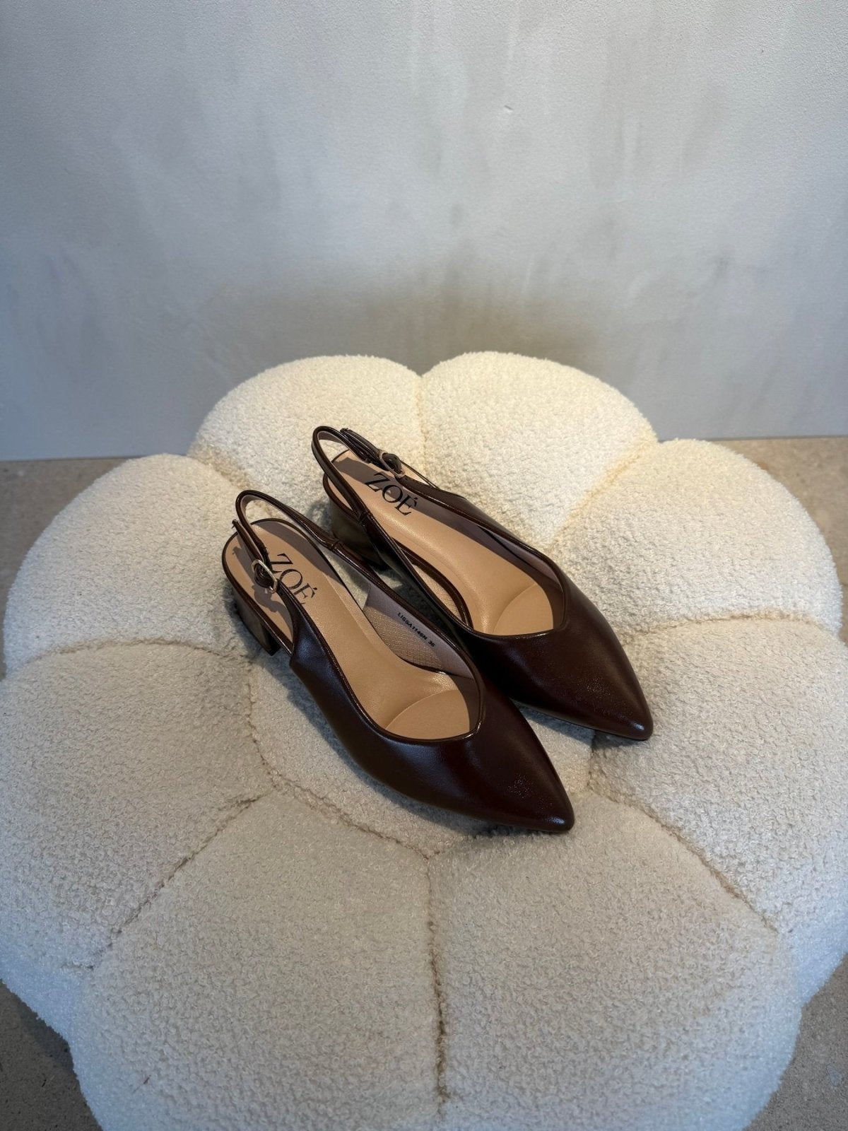 Tacones 15090 Tacón Medio Punta Fina Slingback de mujer Costa Rica - Calzado 365