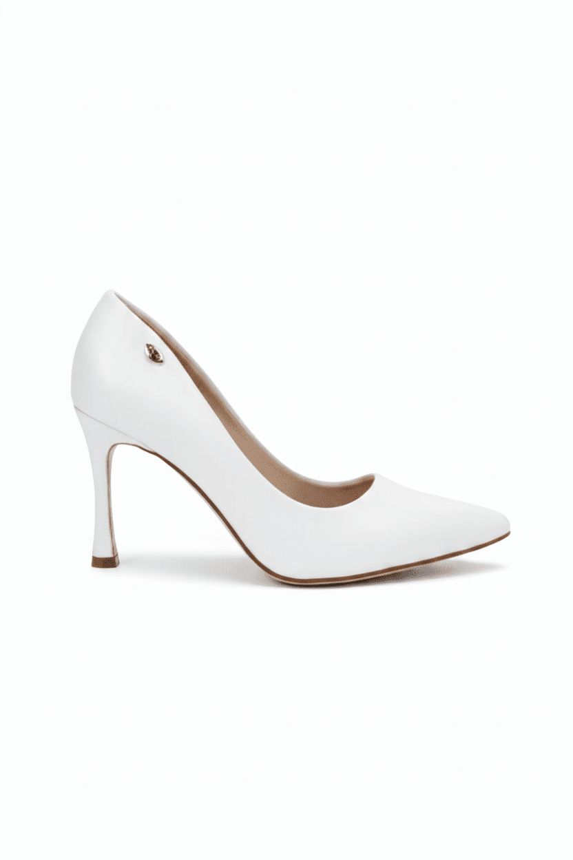 Tacones Blanco 15101 Tacón Alto Stiletto de mujer Zoé Brand Costa Rica - Calzado 365