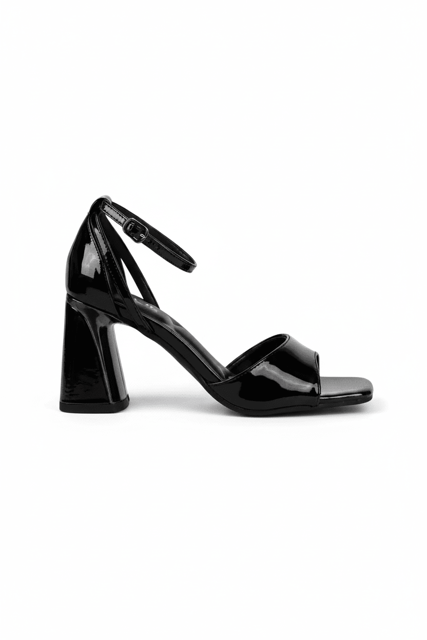 Tacones Negro Charol 14992 Hebillas Ejecutivo de mujer Calzado 365 Costa Rica - Calzado 365