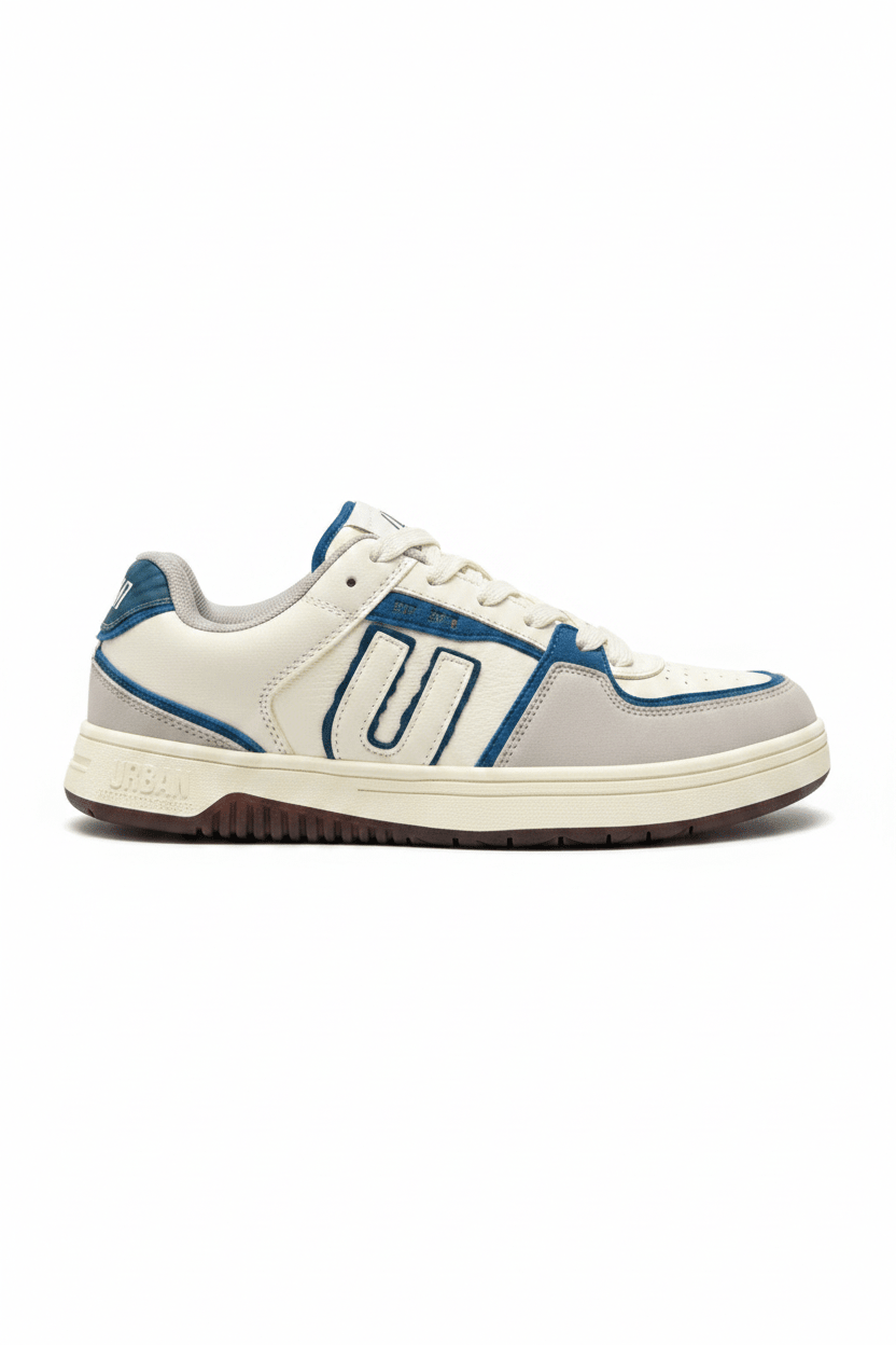 Tenis Beige Gris Azul Gamuza 13717 De Cordones Casual de Hombre Calzado 365 Costa Rica - Calzado 365
