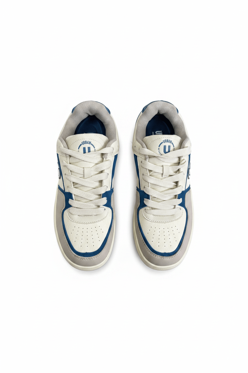 Tenis Beige Gris Azul Gamuza 13717 De Cordones Casual de Hombre Calzado 365 Costa Rica - Calzado 365