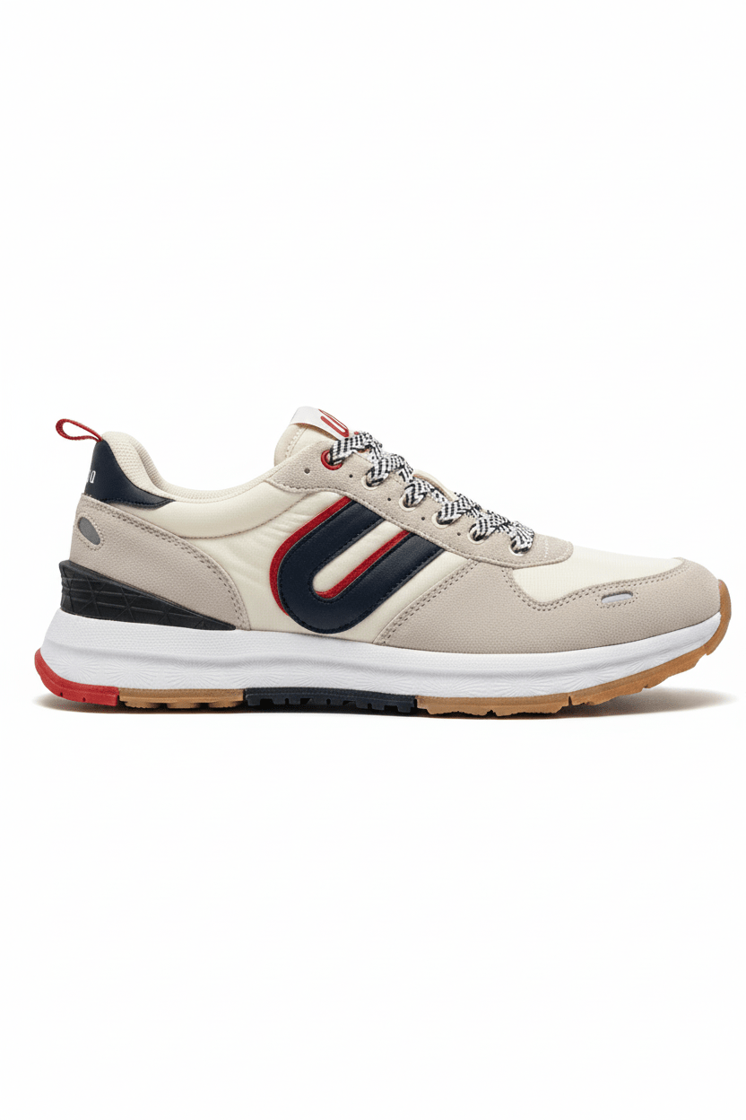 Tenis Beige Gris Gamuza 12626 De Cordones Casual de Hombre Calzado 365 Costa Rica - Calzado 365