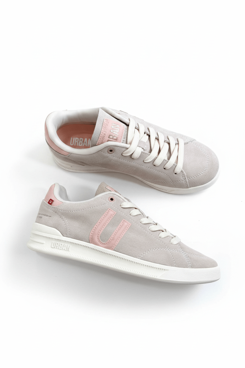 Tenis Beige Rosa 13257 Casual de Mujer Calzado 365 Costa Rica - Calzado 365