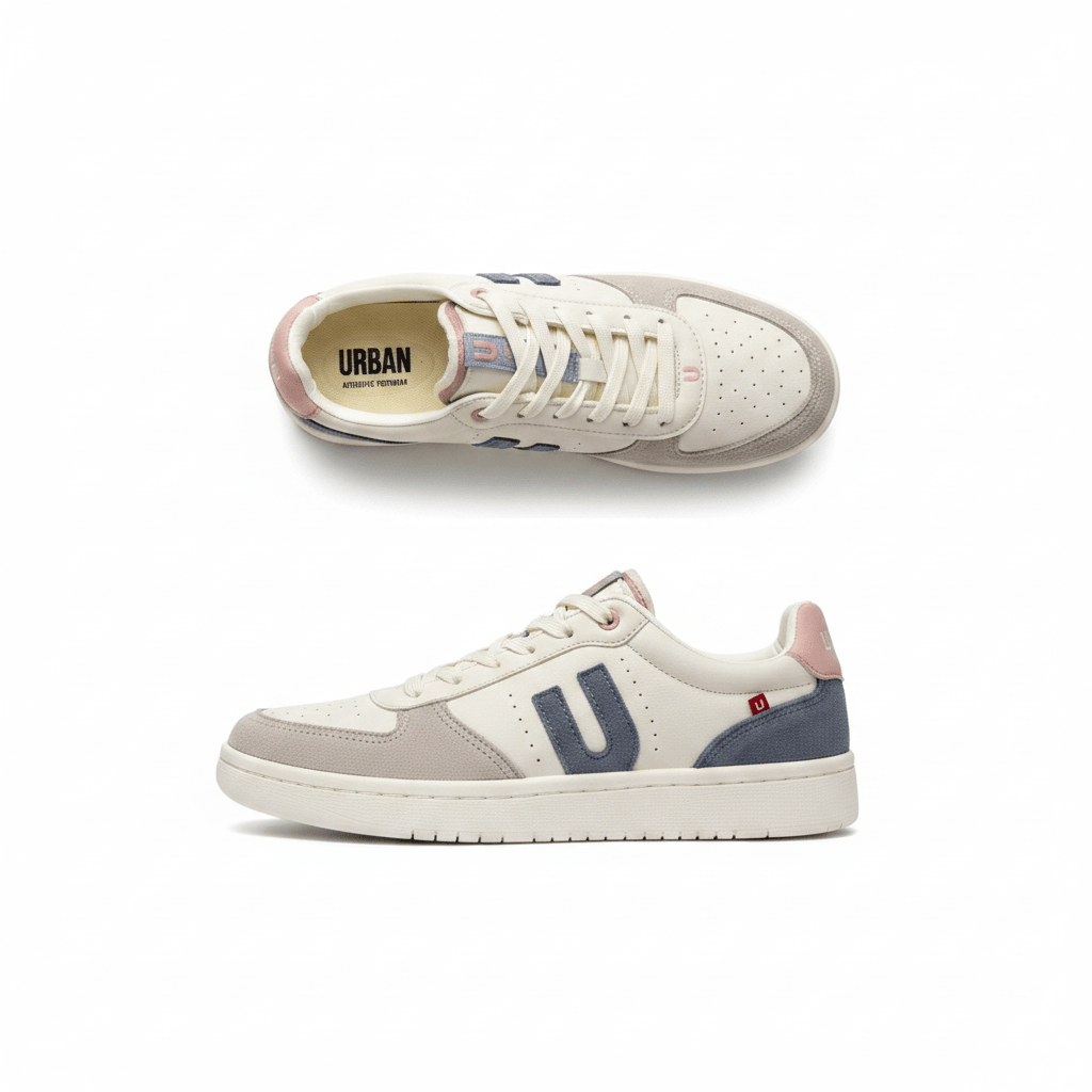Tenis Blanco Azul Gamuza 13244 De Cordones Casual de Mujer Calzado 365 Costa Rica - Calzado 365