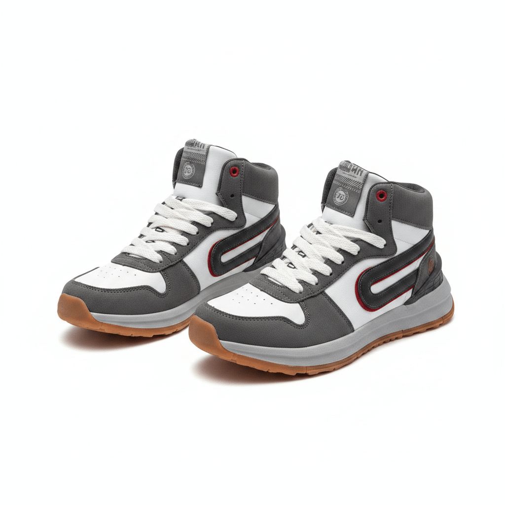 Tenis Blanco Gris Gamuza 12613 De Cordones Casual de Hombre Calzado 365 Costa Rica - Calzado 365