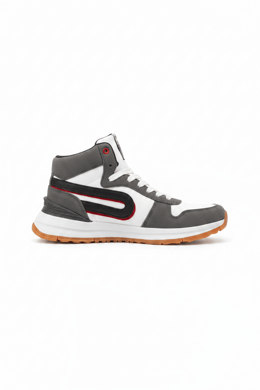 Tenis Blanco Gris Gamuza 12613 De Cordones Casual de Hombre Calzado 365 Costa Rica - Calzado 365