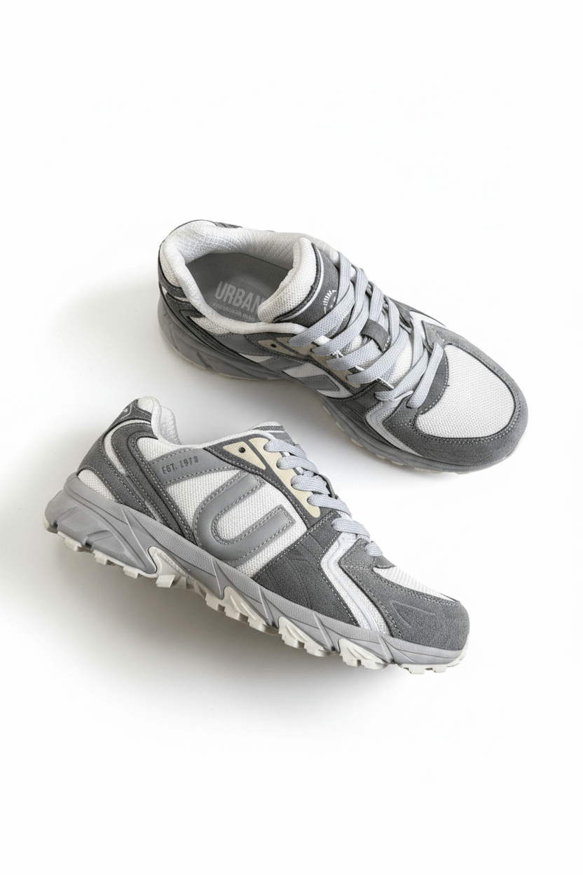 Tenis Blanco Gris Gamuza 13725 De Cordones Casual de Hombre Calzado 365 Costa Rica - Calzado 365