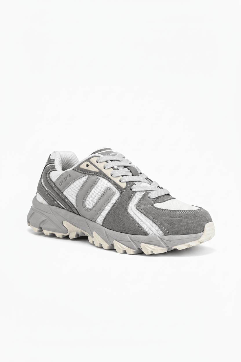 Tenis Blanco Gris Gamuza 13725 De Cordones Casual de Hombre Calzado 365 Costa Rica - Calzado 365