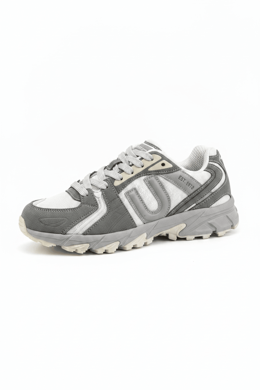 Tenis Blanco Gris Gamuza 13725 De Cordones Casual de Hombre Calzado 365 Costa Rica - Calzado 365