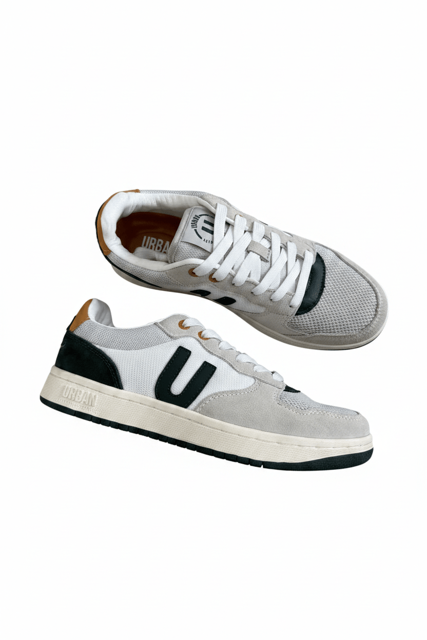 Tenis Blanco Gris Gamuza 13731 De Cordones Casual de Hombre Calzado 365 Costa Rica - Calzado 365
