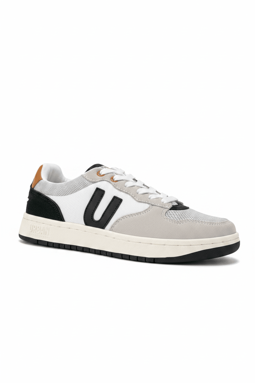 Tenis Blanco Gris Gamuza 13731 De Cordones Casual de Hombre Calzado 365 Costa Rica - Calzado 365