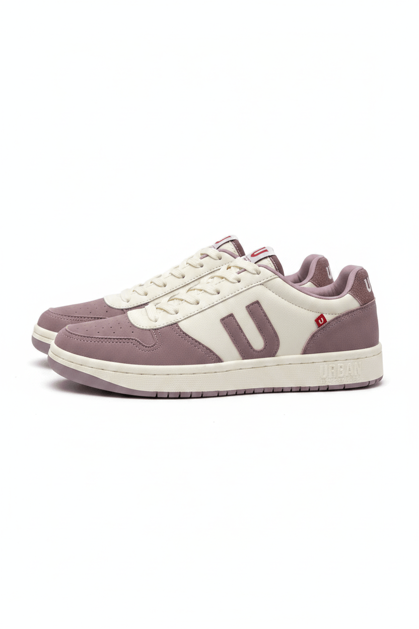 Tenis Blanco Hueso Lila 13251 Casual de Mujer Calzado 365 Costa Rica - Calzado 365