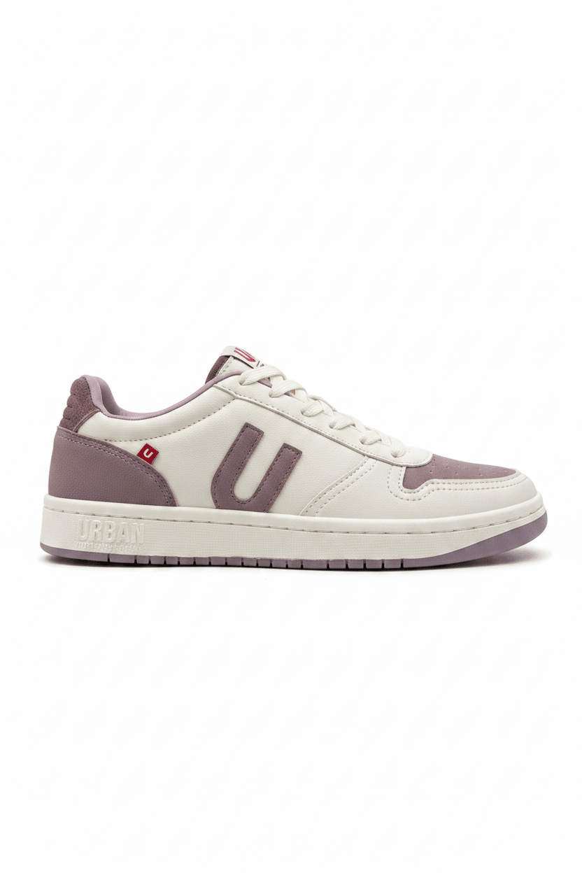 Tenis Blanco Hueso Lila 13251 Casual de Mujer Calzado 365 Costa Rica - Calzado 365